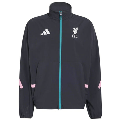 Liverpool 2025/26 Club Anthem Full-Zip Jacket Discount - Black