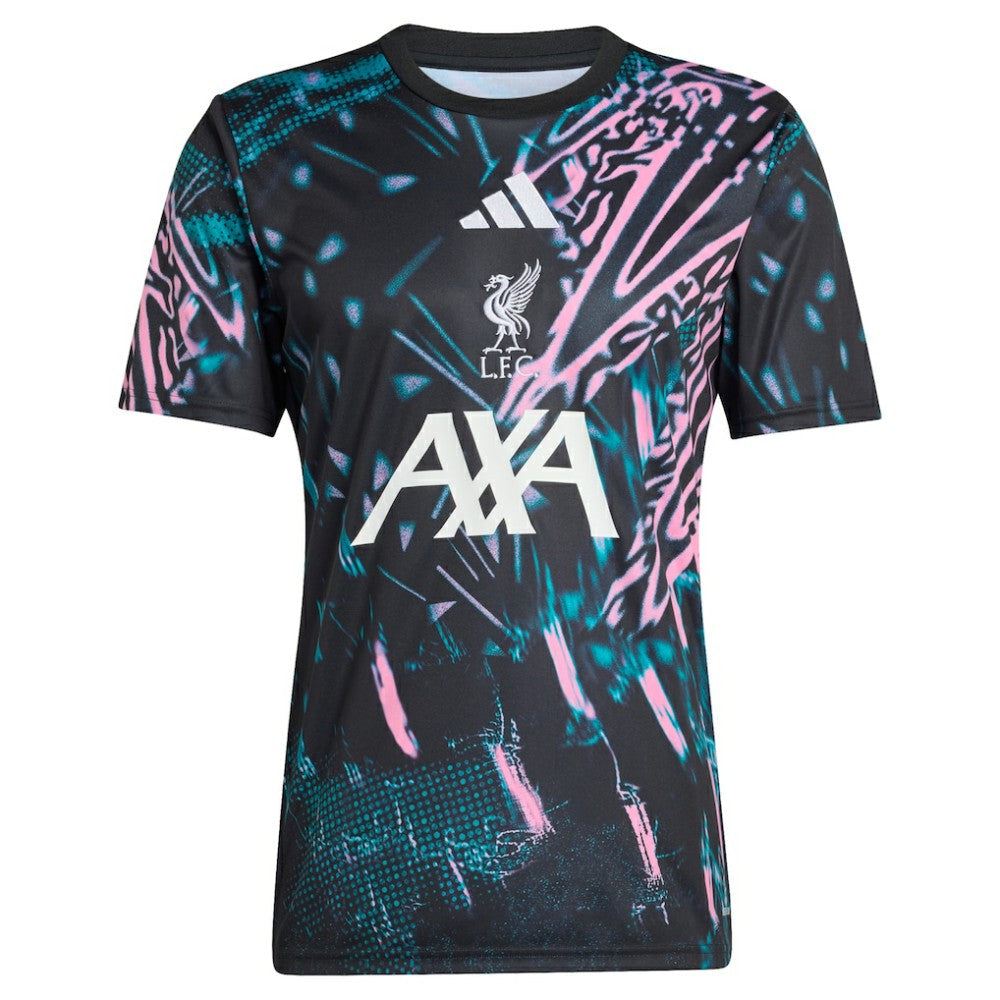 Liverpool 2025/26 Pre-Match Training Jersey Discount - Black