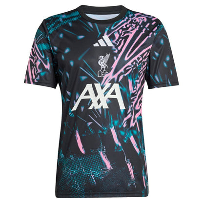 Liverpool 2025/26 Pre-Match Training Jersey Discount - Black
