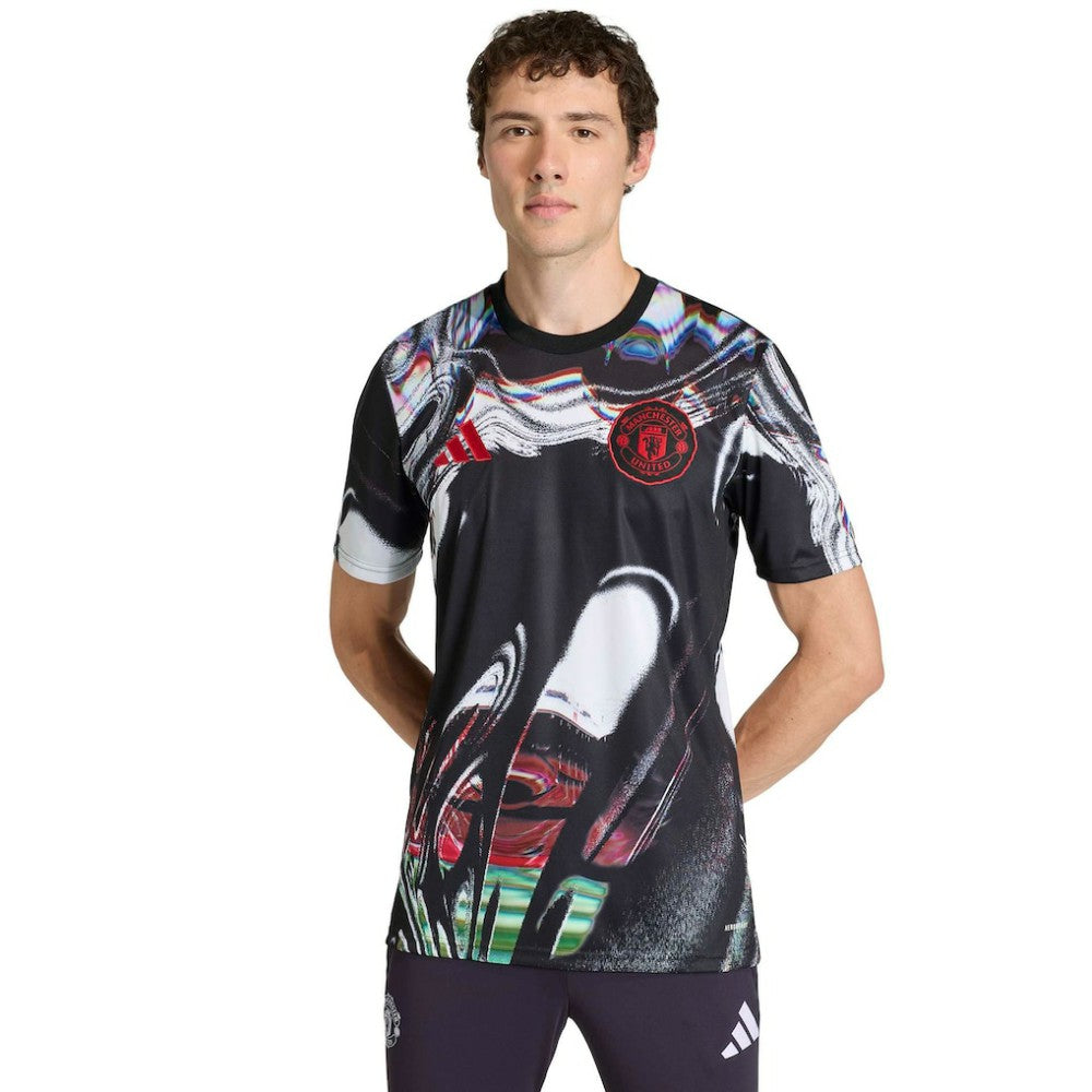 Manchester United 2025/26 Pre-Match Training Jersey Discount - Black
