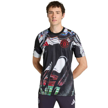 Manchester United 2025/26 Pre-Match Training Jersey Discount - Black