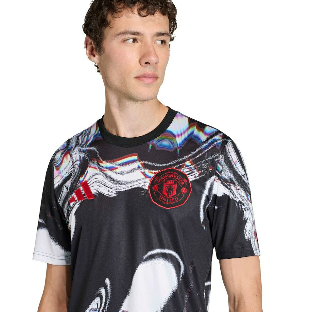 Manchester United 2025/26 Pre-Match Training Jersey Discount - Black