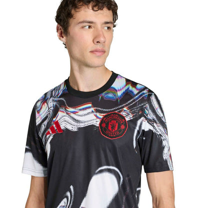 Manchester United 2025/26 Pre-Match Training Jersey Discount - Black