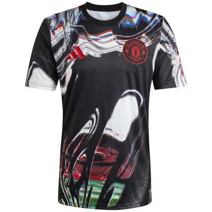 Manchester United 2025/26 Pre-Match Training Jersey Discount - Black