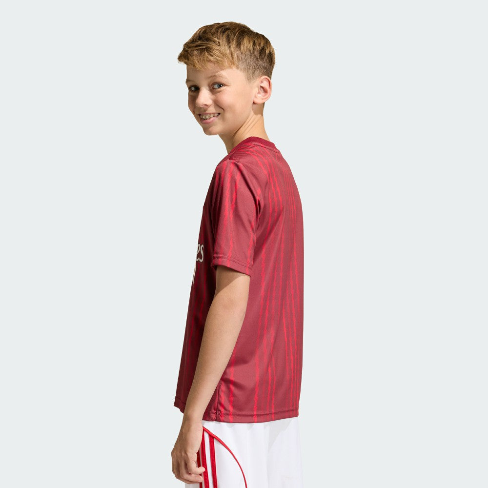 Arsenal Youth 2025/26 Pre-Match Training Jersey on sale - Red