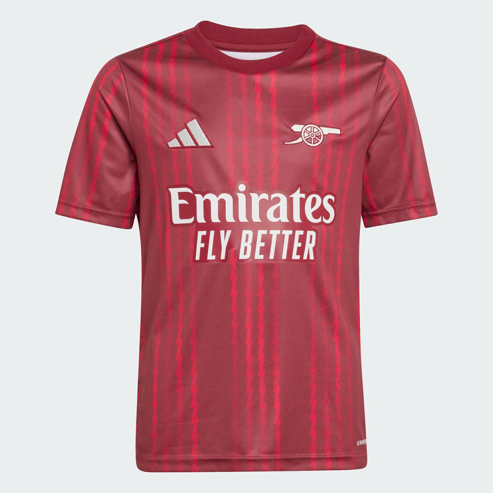 Arsenal Youth 2025/26 Pre-Match Training Jersey on sale - Red