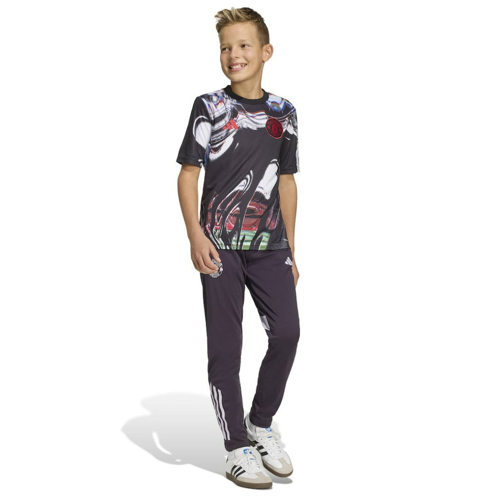 Manchester United Youth 2025/26 Pre-Match Training Jersey Discount - Black