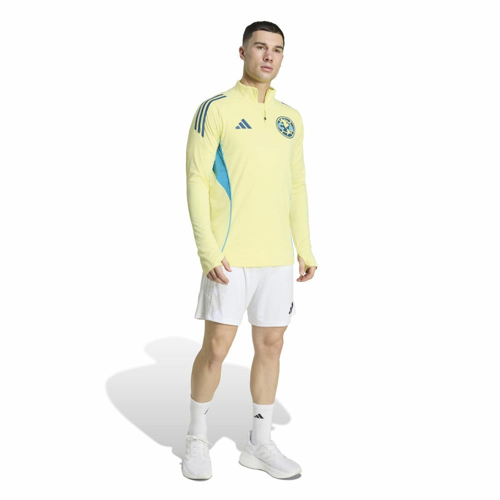 Club America Tiro 2025/26 AEROREADY Raglan Full-Zip Training Top Discount - Yellow