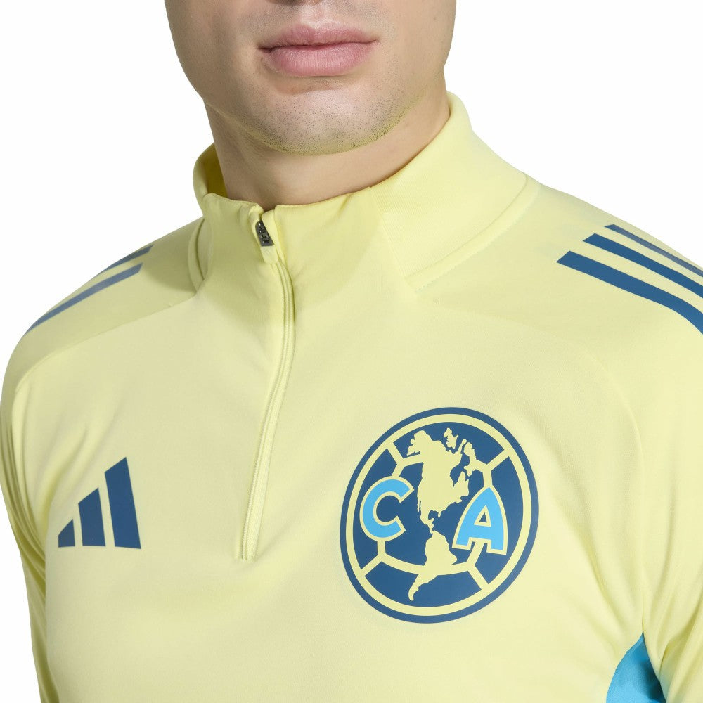 Club America Tiro 2025/26 AEROREADY Raglan Full-Zip Training Top Discount - Yellow