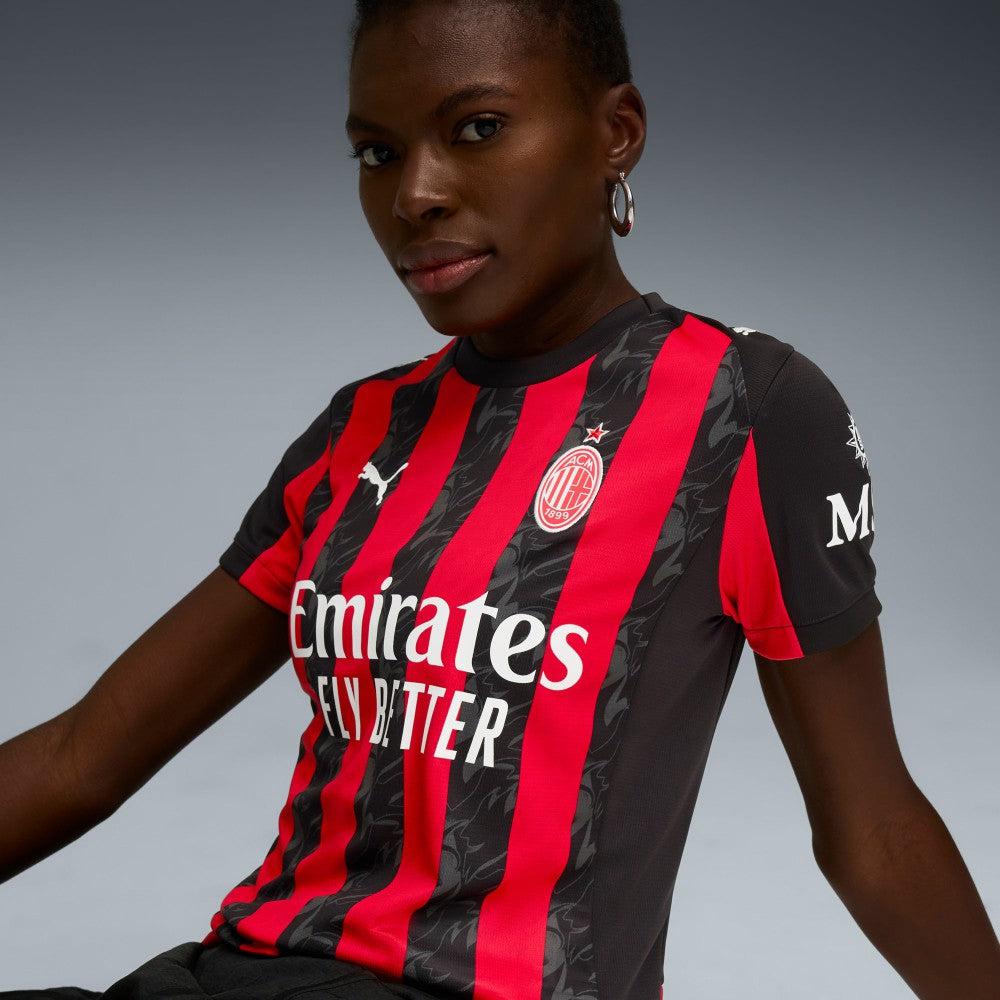 AC Milan Women's 2025/26 Home Replica Jersey on sale - Red