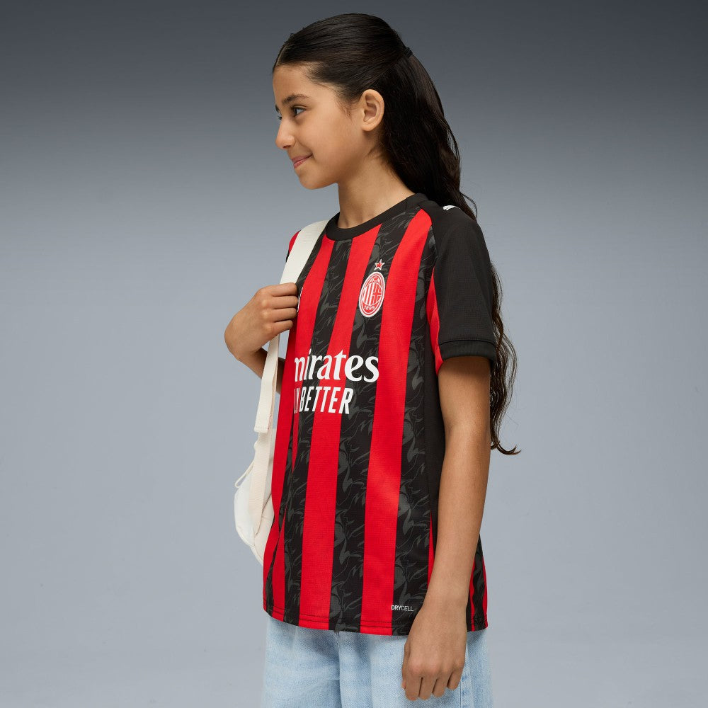AC Milan Youth 2025/26 Home Replica Jersey on sale - Red