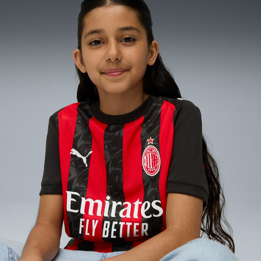 AC Milan Youth 2025/26 Home Replica Jersey on sale - Red