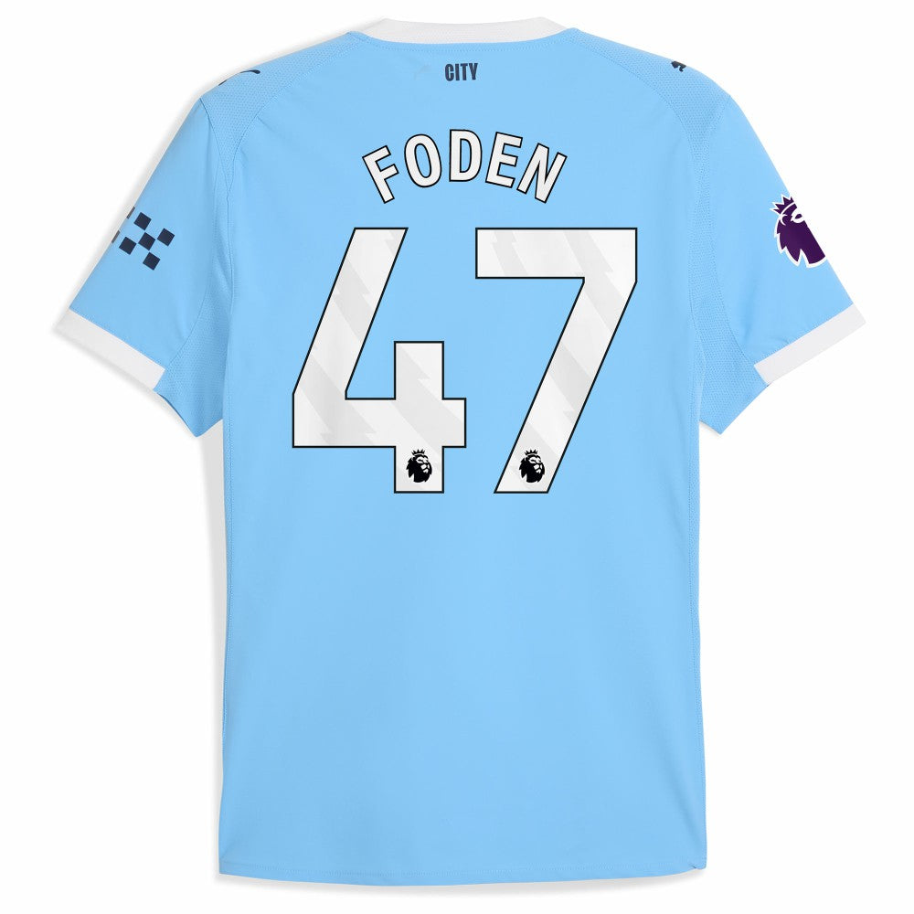 Phil Foden Manchester City 2025/26 Home Player Jersey Discount - Sky Blue