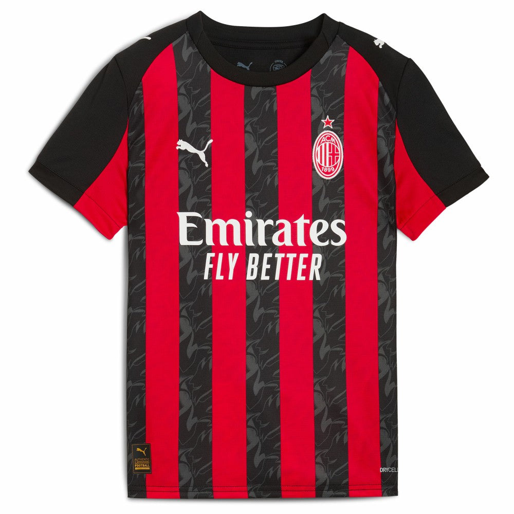 Christian Pulisic AC Milan Youth 2025/26 Home Replica Player Jersey on sale - Red