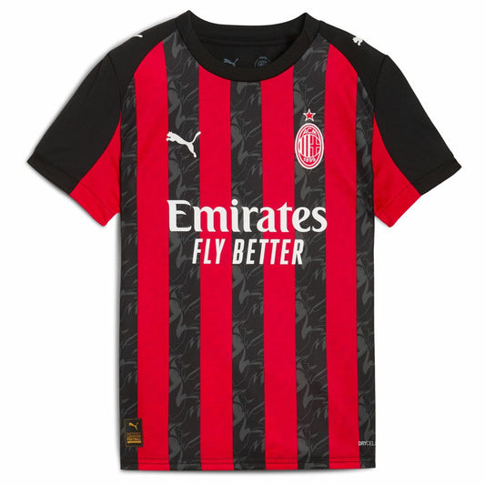 Christian Pulisic AC Milan Youth 2025/26 Home Replica Player Jersey on sale - Red
