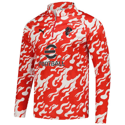 AC Milan 2025/26 Pre-Match dryCell Quarter-Zip Top on sale - Red