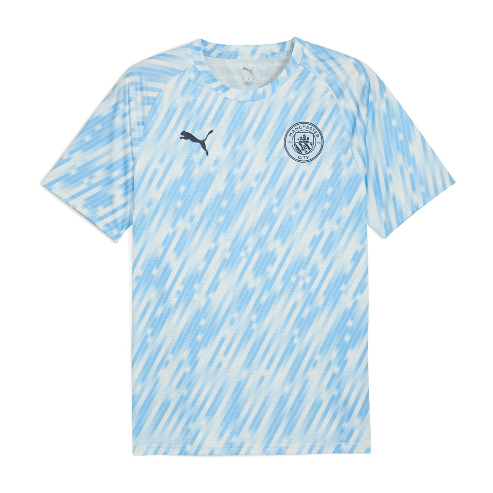 Manchester City 2025/26 Pre-Match Training Jersey Discount - Sky Blue