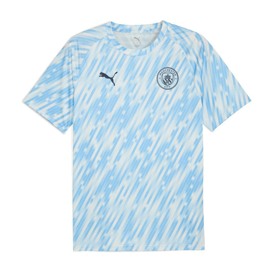 Manchester City 2025/26 Pre-Match Training Jersey Discount - Sky Blue