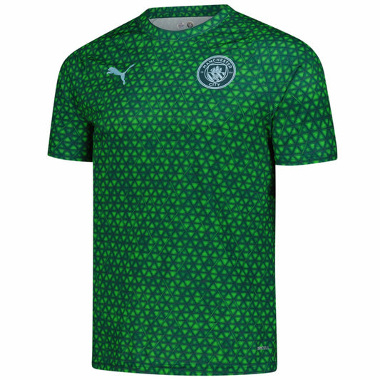 Manchester City 2025/26 Pre-Match Training Jersey Discount - Green