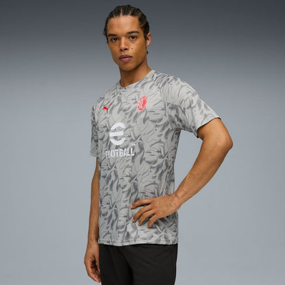 AC Milan 2025/26 Pre-Match Training Jersey on sale - Gray