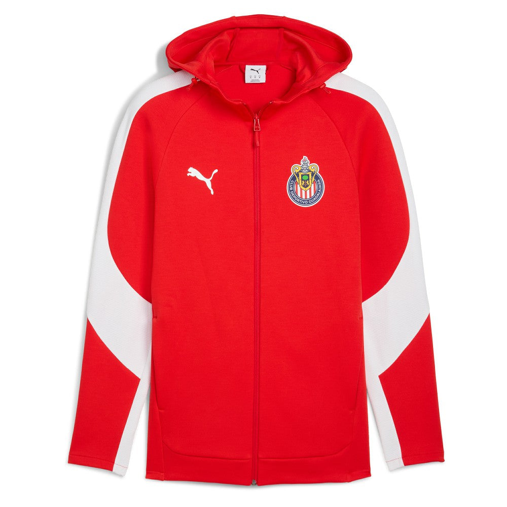 Chivas Evostripe Raglan Full-Zip Hooded Jacket Discount - Red