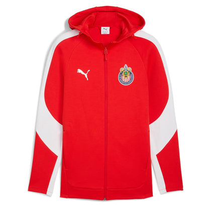 Chivas Evostripe Raglan Full-Zip Hooded Jacket Discount - Red