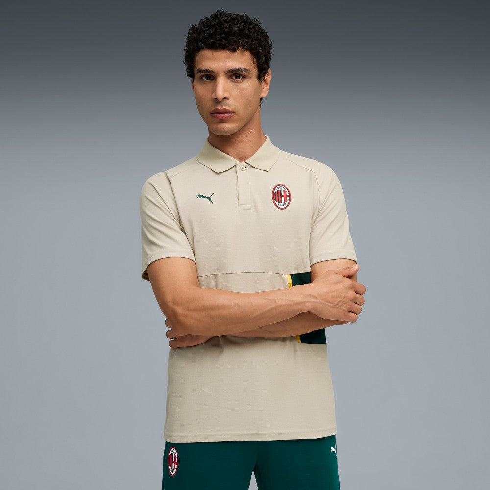 AC Milan Pumatech Polo on sale - Beige