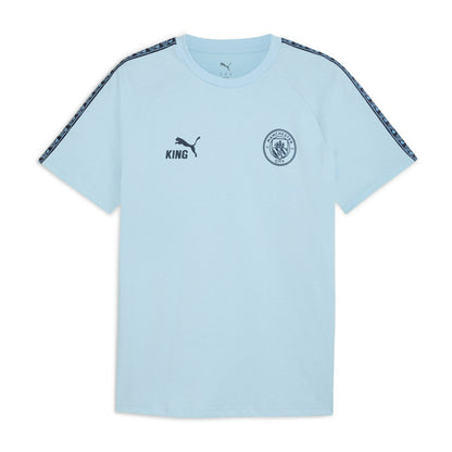 Manchester City King T-Shirt Discount - Light Blue