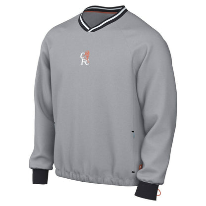 Chelsea 2025/26 Academy Shell Pullover on sale - Gray