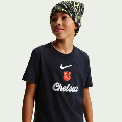 Chelsea Youth Crest T-Shirt on sale - Black