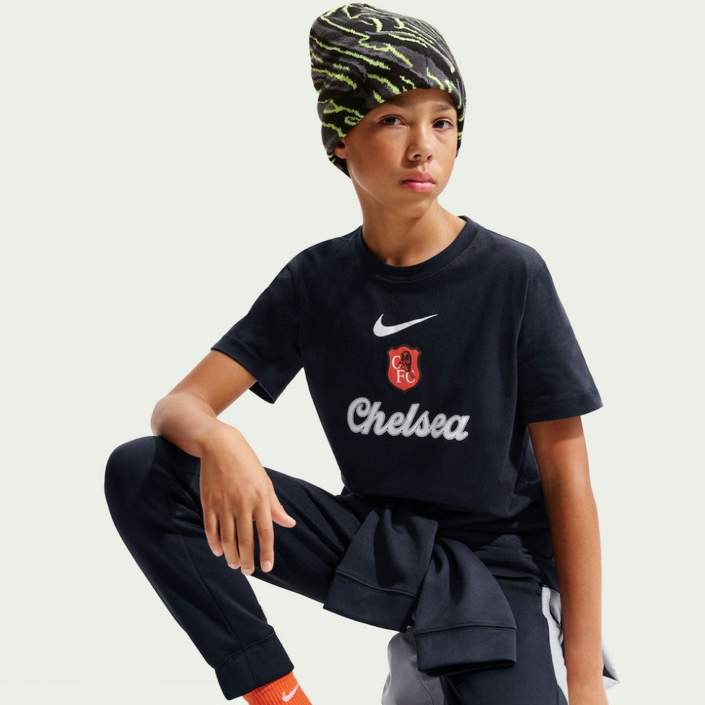 Chelsea Youth Crest T-Shirt on sale - Black