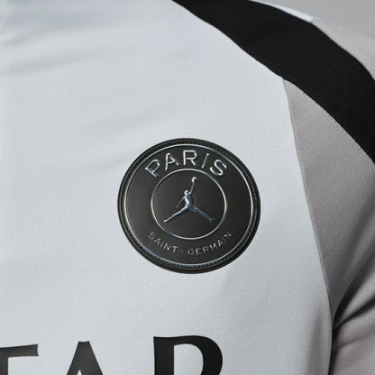 Paris Saint-Germain Jordan Brand Men's Strike Drill Quarter-Zip Long Sleeve Dri-FIT Top on sale - White