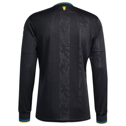 Manchester United 2025/26 Third Replica Long Sleeve Jersey Discount - Black