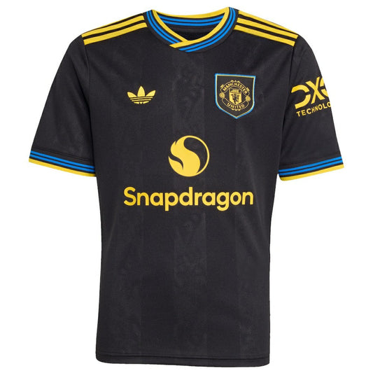 Manchester United Youth 2025/26 Third Replica Jersey Discount - Black