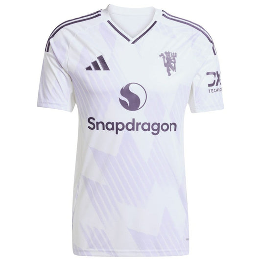 Alejandro Garnacho Manchester United 2025/26 Away Replica Player Jersey Discount - White