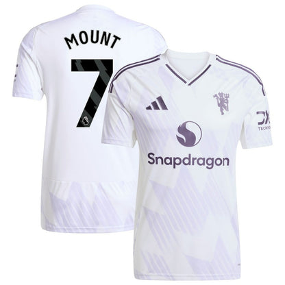 Mason Mount Manchester United 2025/26 Away Replica Player Jersey Discount - White