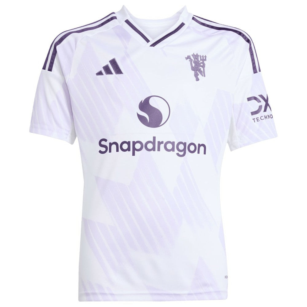 Bruno Fernandes Manchester United Youth 2025/26 Away Replica Player Jersey Discount - White