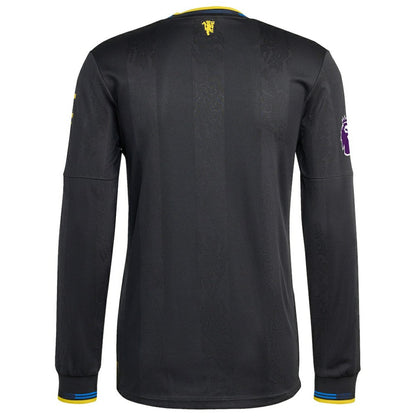 Manchester United 2025/26 Third Long Sleeve Jersey Discount - Black