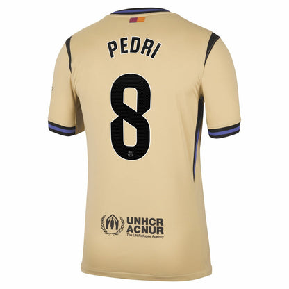 Pedri Barcelona 2025/26 Away Stadium Replica Jersey on sale - Gold