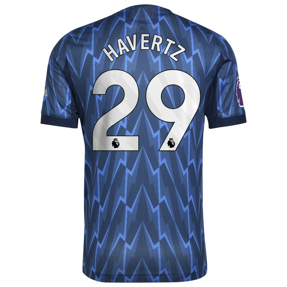 Kai Havertz Arsenal 2025/26 Away Player Jersey on sale - Blue