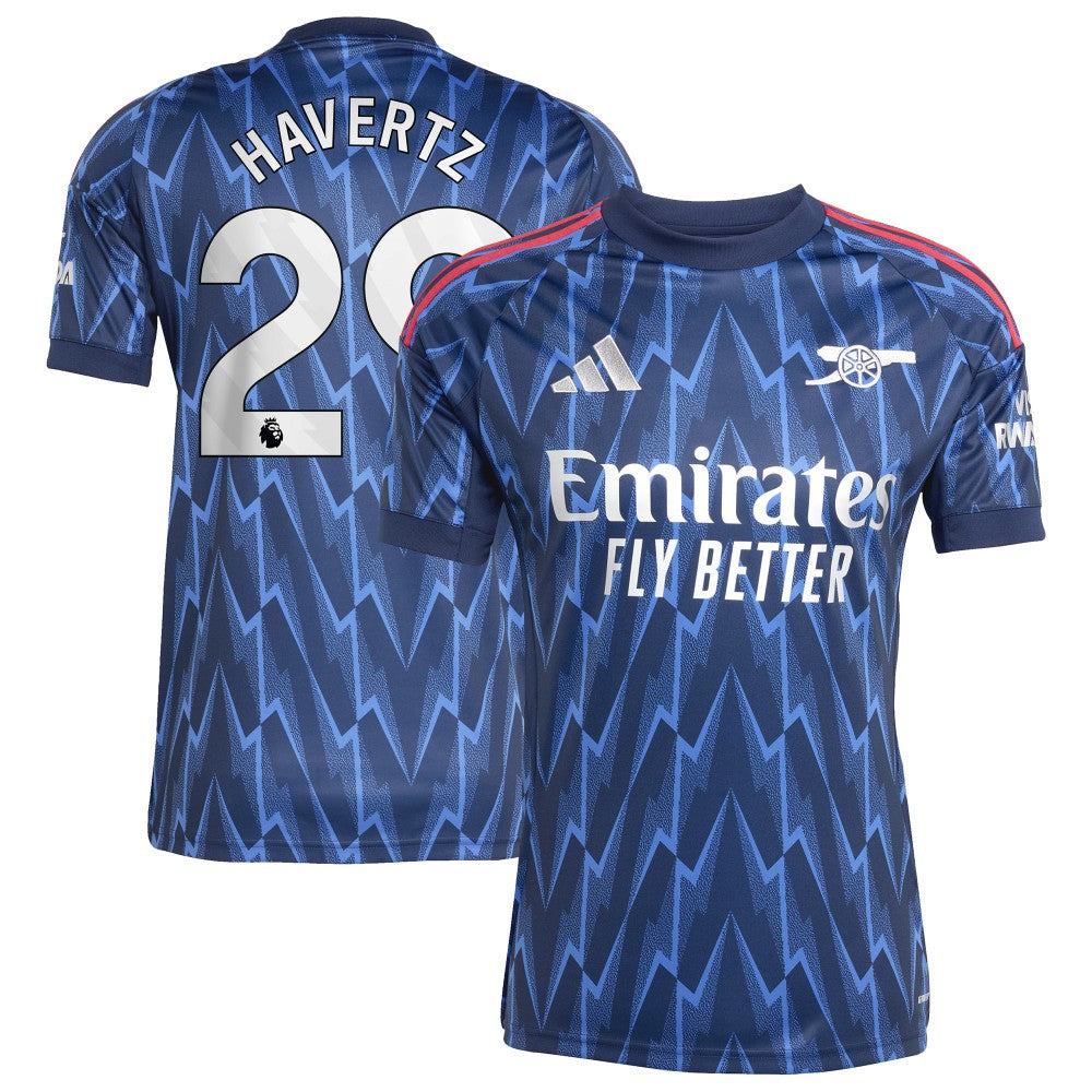 Kai Havertz Arsenal 2025/26 Away Replica Player Jersey on sale - Blue