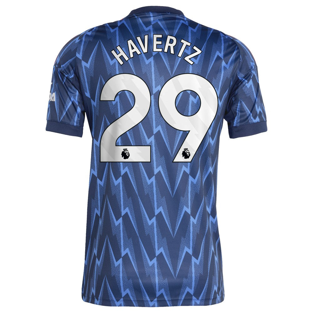Kai Havertz Arsenal 2025/26 Away Replica Player Jersey on sale - Blue