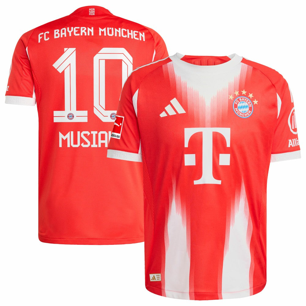Jamal Musiala Bayern Munich Home 2025/26 Player Jersey on sale - Red
