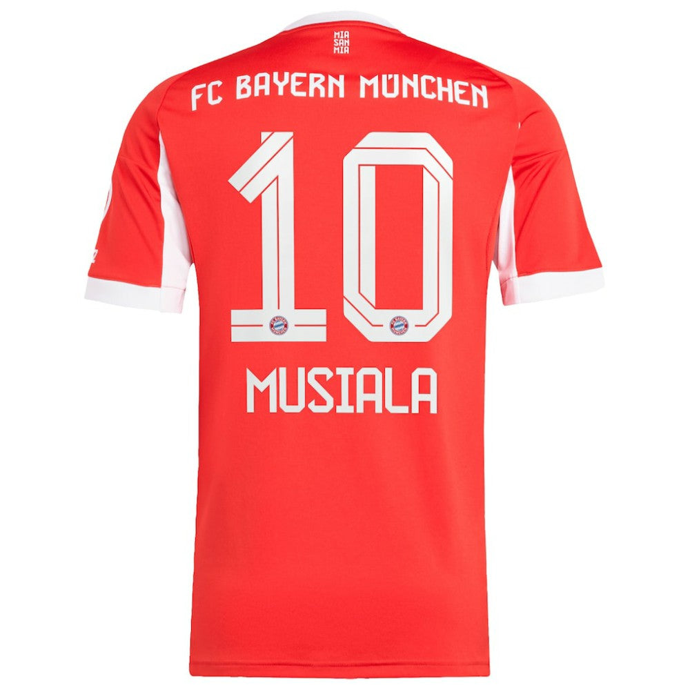 Jamal Musiala Bayern Munich Home 2025/26 Replica Player Jersey on sale - Red