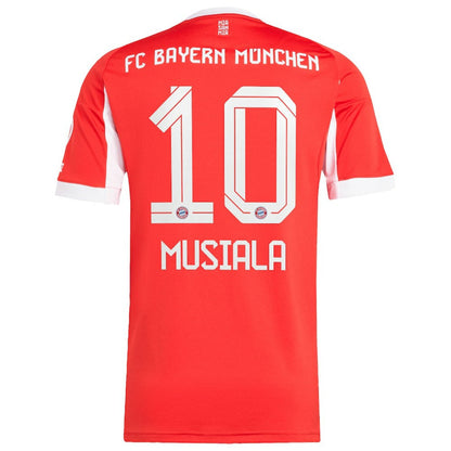 Jamal Musiala Bayern Munich Home 2025/26 Replica Player Jersey on sale - Red