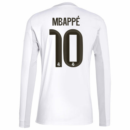 Kylian Mbappé Real Madrid 2025/26 Home Replica Player Jersey Discount - White
