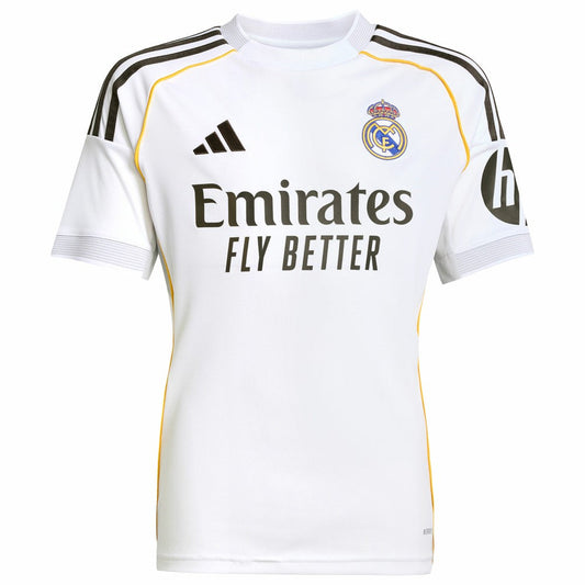 Kylian Mbappé Real Madrid Youth 2025/26 Home Replica Player Jersey for sale - White