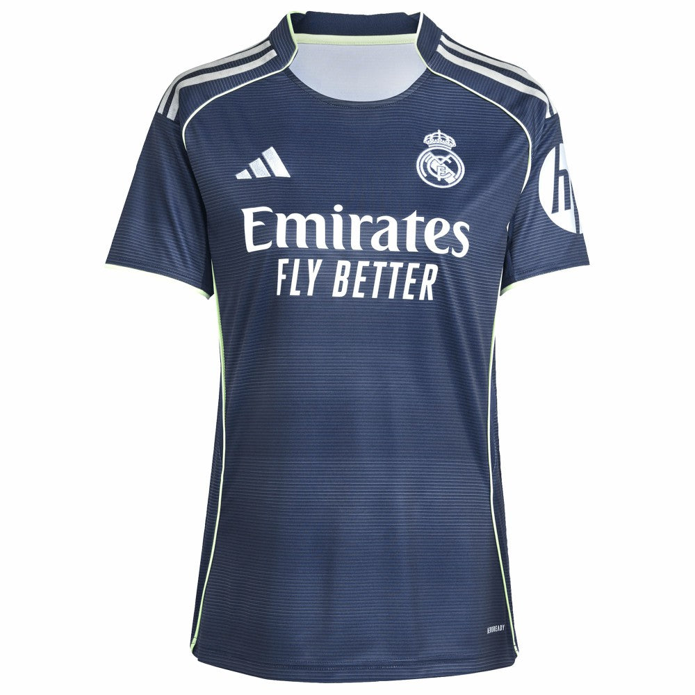 Kylian Mbappé Real Madrid Women's 2025/26 Away Replica Player Jersey for sale - Blue