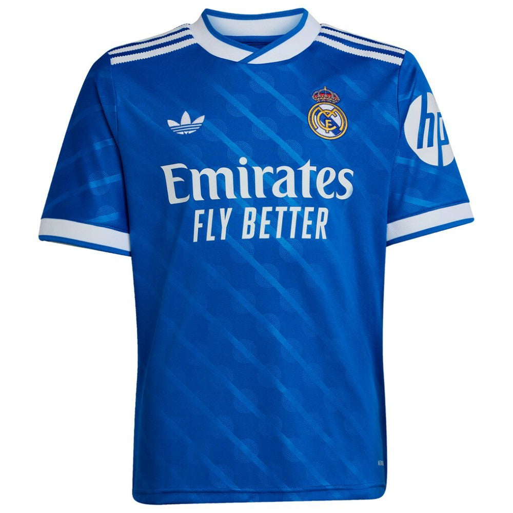 Kylian Mbappé Real Madrid Youth 2025/26 Third Replica Player Jersey Discount - Blue