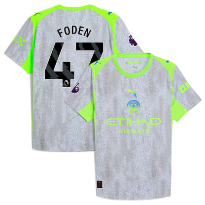 Manchester City 2025/26 Third Jersey Discount - Green/Neon Green